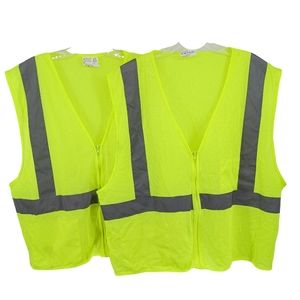 Frogwear X2 High-visibility Lightweight Mesh Safety Vest Glo-001 Neon Size L